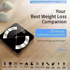 Household Fat Body Fat Measurement Scale Electronic Scale Smart Bluetooth Weighing Human Charging Simple Weight Scale Weighing